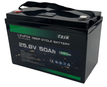 24V 50Ah LiFePO4 Lithium Batterie Akku, BMS, Wohnmobil, Boot Solar RV Speicher Bluetooth